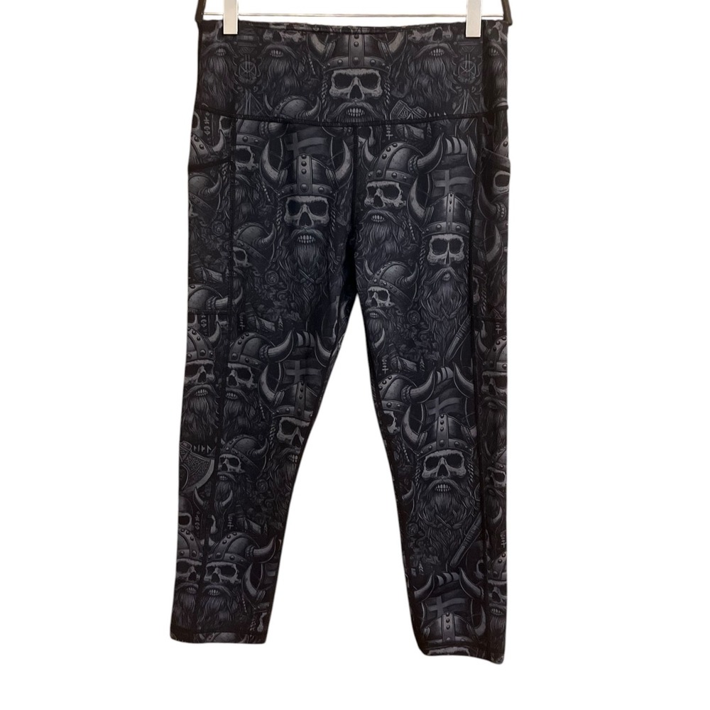 CVG Constantly Varied Gear Valhalla Viking Skull Leggings M